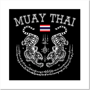 Muay Thai Fighter Kickboxing - Tiger Toi Muay Thailand Posters and Art